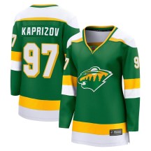 Minnesota Wild Women's Kirill Kaprizov Fanatics Branded Breakaway Green Special Edition 2.0 Jersey
