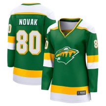 Minnesota Wild Women's Pavel Novak Fanatics Branded Breakaway Green Special Edition 2.0 Jersey