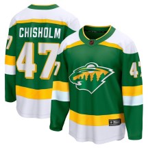 Minnesota Wild Youth Declan Chisholm Fanatics Branded Breakaway Green Special Edition 2.0 Jersey