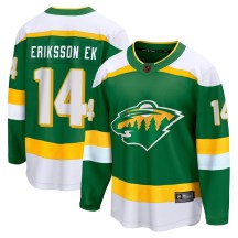 Minnesota Wild Youth Joel Eriksson Ek Fanatics Branded Breakaway Green Special Edition 2.0 Jersey