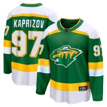 Minnesota Wild Youth Kirill Kaprizov Fanatics Branded Breakaway Green Special Edition 2.0 Jersey
