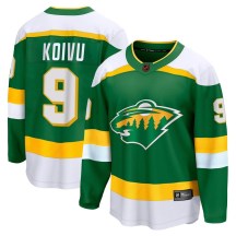 Minnesota Wild Men's Mikko Koivu Fanatics Branded Breakaway Green Special Edition 2.0 Jersey