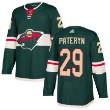 Minnesota Wild Youth Greg Pateryn Adidas Authentic Green Home Jersey