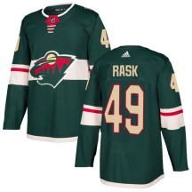 Minnesota Wild Youth Victor Rask Adidas Authentic Green Home Jersey