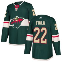 Minnesota Wild Men's Kevin Fiala Adidas Authentic Green Home Jersey
