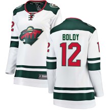 Minnesota Wild Women's Matt Boldy Fanatics Branded Breakaway White Away Jersey