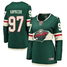 Minnesota Wild Women's Kirill Kaprizov Fanatics Branded Breakaway Green Home Jersey