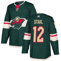 Minnesota Wild Men's Eric Staal Adidas Authentic Green Jersey