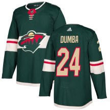 Minnesota Wild Men's Matt Dumba Adidas Authentic Green Jersey